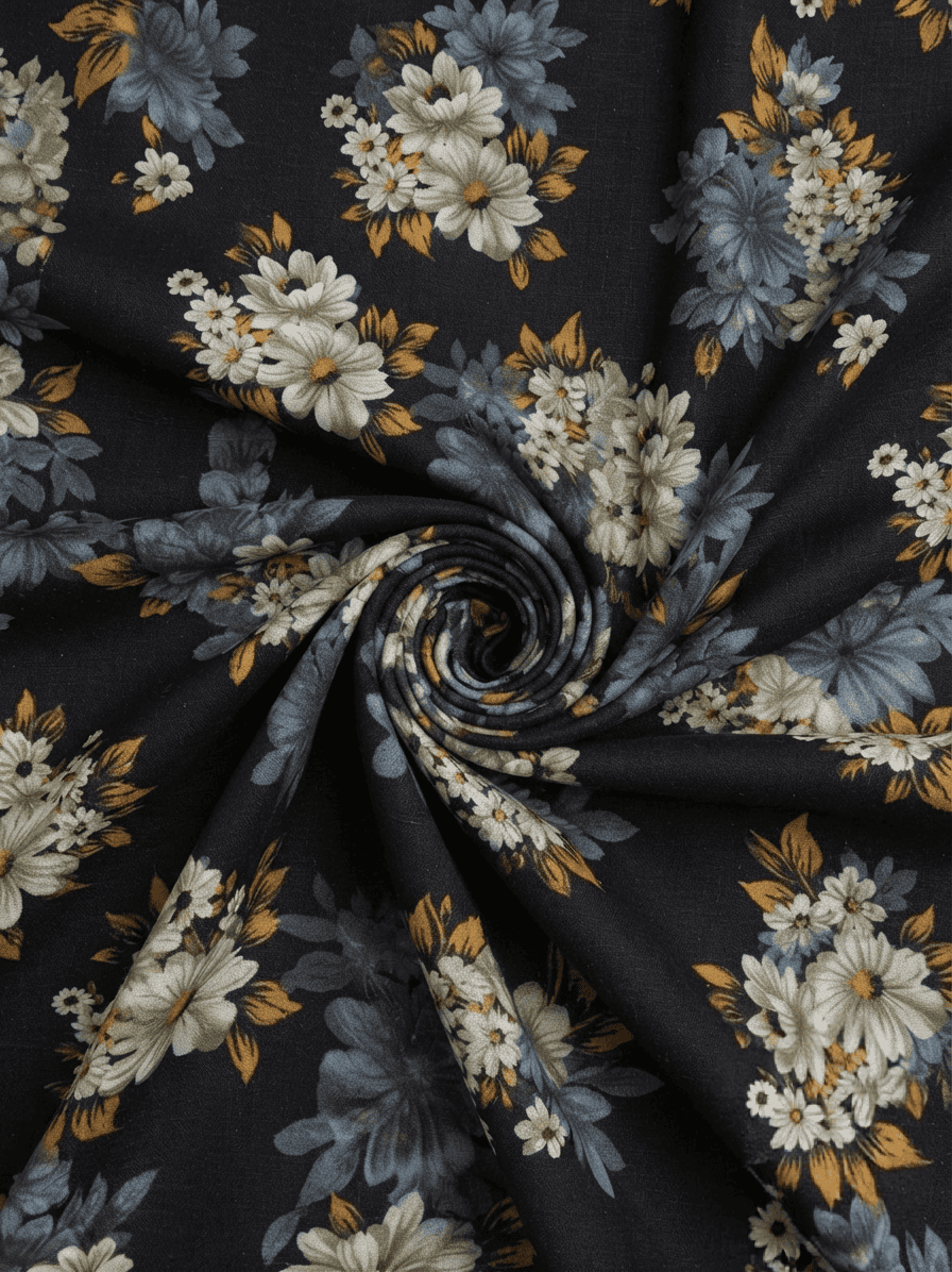 Unstitched Printed Linen 2 Piece (Shirt/Trouser) D-2112
