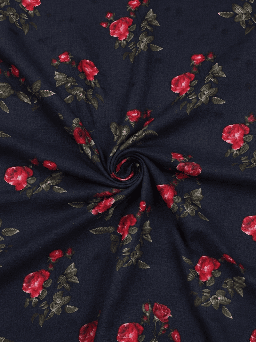 Unstitched Printed Linen 2 Piece (Shirt/Trouser) D-2115