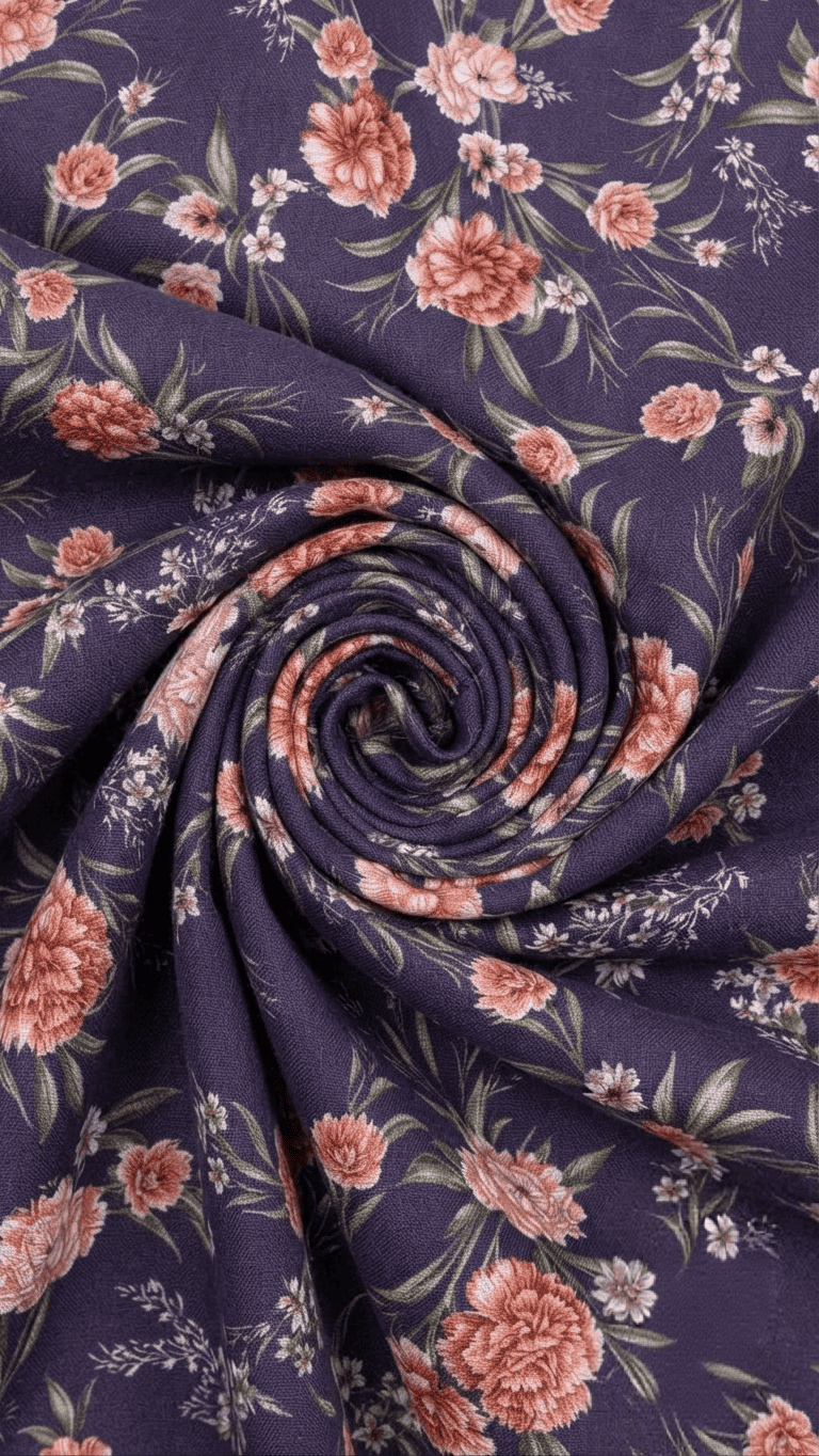 Unstitched Printed Linen 2 Piece (Shirt/Trouser) D-2124