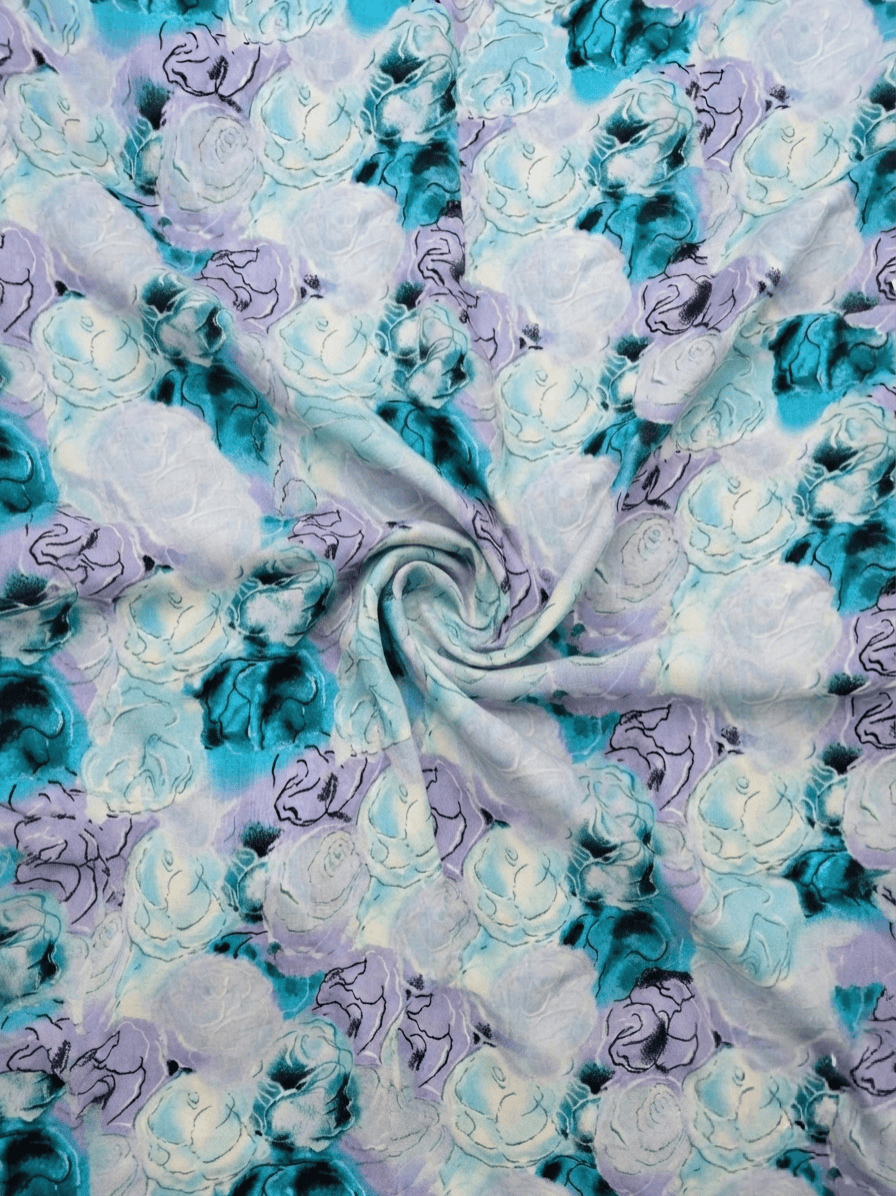 Unstitched Printed Linen 2 Piece (Shirt/Trouser) D-2106