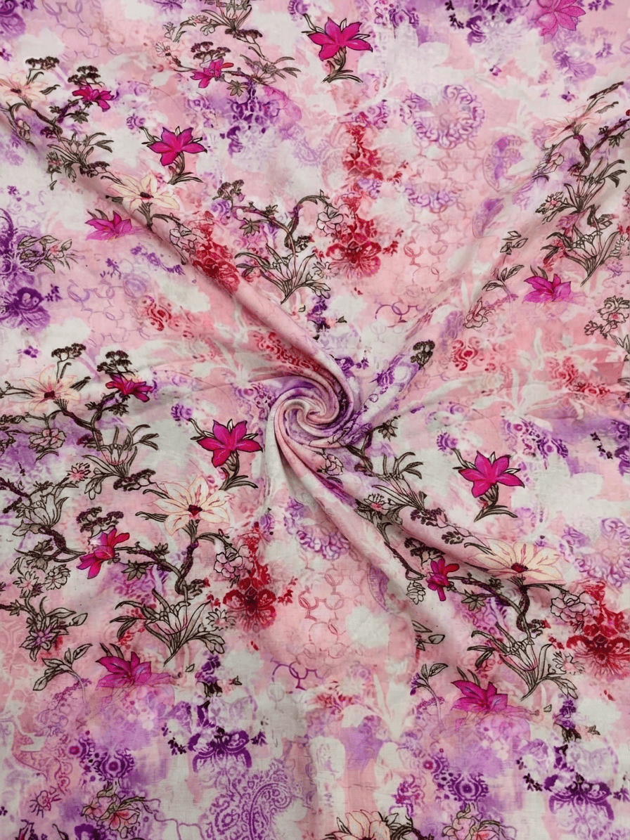 Unstitched Printed Linen 2 Piece (Shirt/Trouser) D-2105