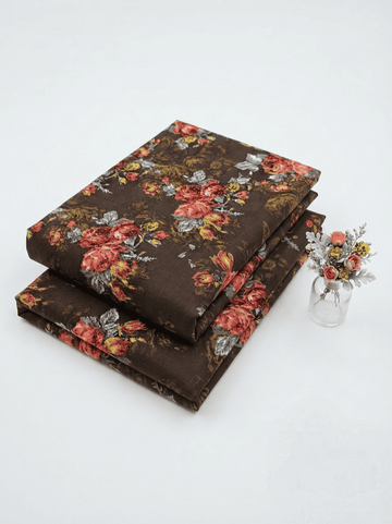 Unstitched Printed Linen 2 Piece (Shirt/Trouser) D-2110