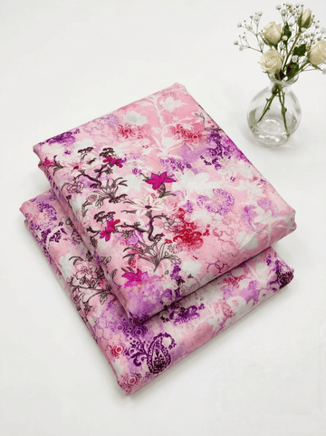Unstitched Printed Linen 2 Piece (Shirt/Trouser) D-2105